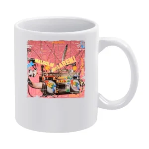 Madness Keep Moving Album Cover Distressed Image White Mug