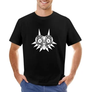 Majora's Mask Legend of Zelda sixth video game Zeruda no Densetsu Muju Asian Size Men T-Shirt
