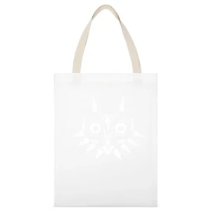 Majora's Mask Legend of Zelda sixth video game Zeruda no Densetsu Muju White Canvas Tote Shopping Bag
