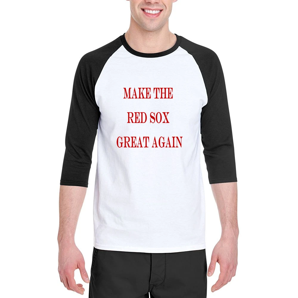 Make the Red Sox Great Again Tshirt (all colors and styles available) Men 3/4 Sleeve T-Shirt