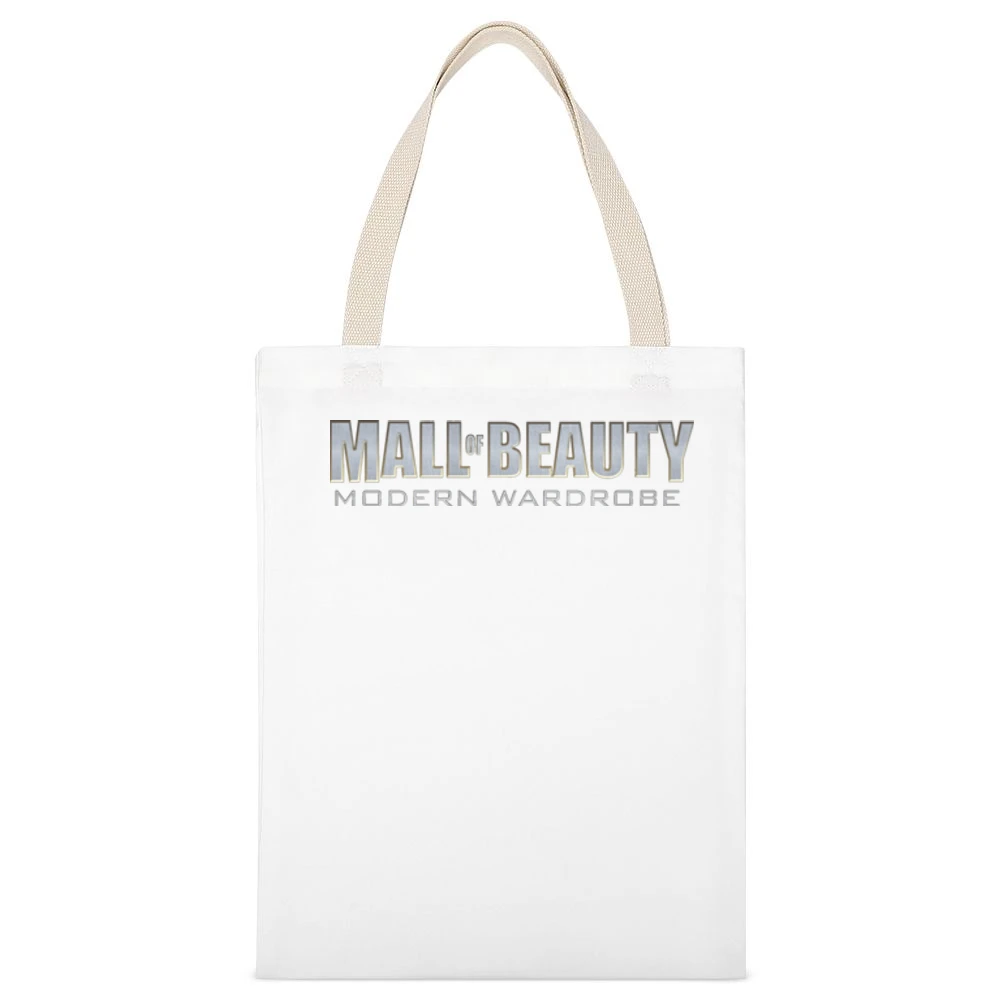 Mall Of Beauty Parody Video Game White Canvas Tote Shopping Bag