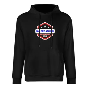 Malory Archer For President 2016 Archer TV Show European Size Men Hoodie