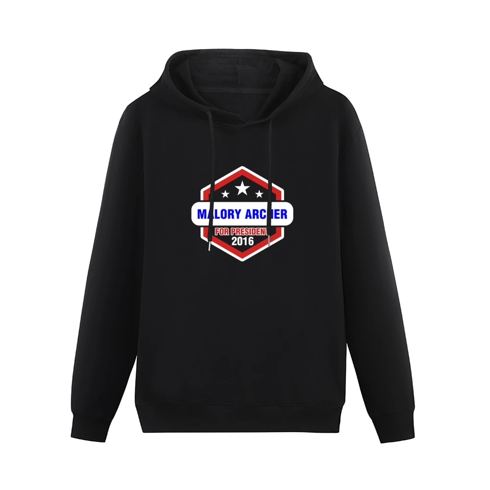 Malory Archer For President 2016 Archer TV Show Men Hoodie Without Pocket