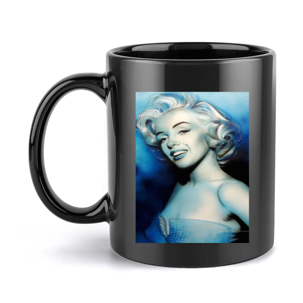 Marilyn Monroe Picture Tshirt Black Mug