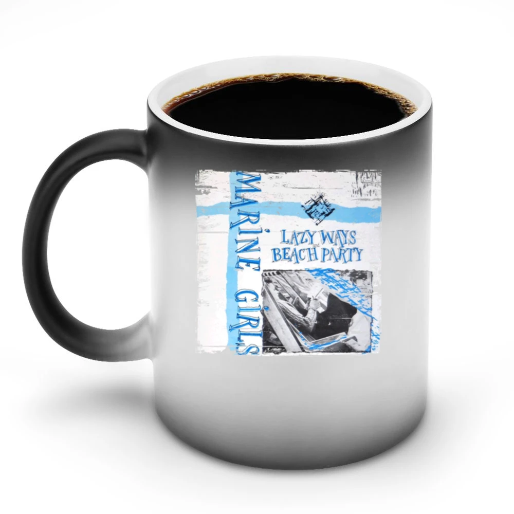 Marine Girls Lazy Ways Album Cover Distressed Image Discoloration Mug