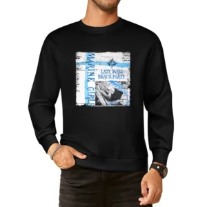 Marine Girls Lazy Ways Album Cover Distressed Image European Size Pullover Sweater