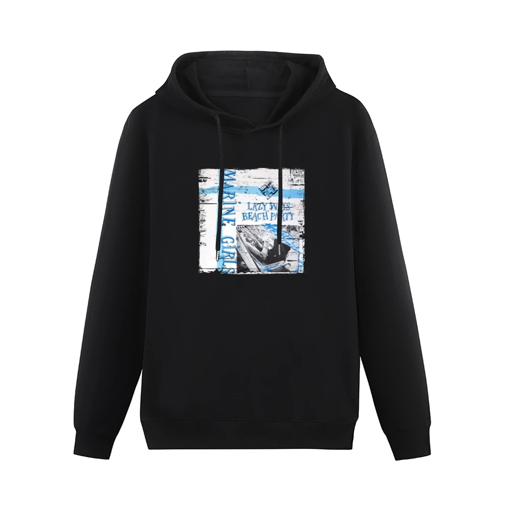 Marine Girls Lazy Ways Album Cover Distressed Image Men Hoodie Without Pocket
