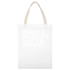Mary And Molly And Lucy And House EDM Party Drugs White Canvas Tote Shopping Bag