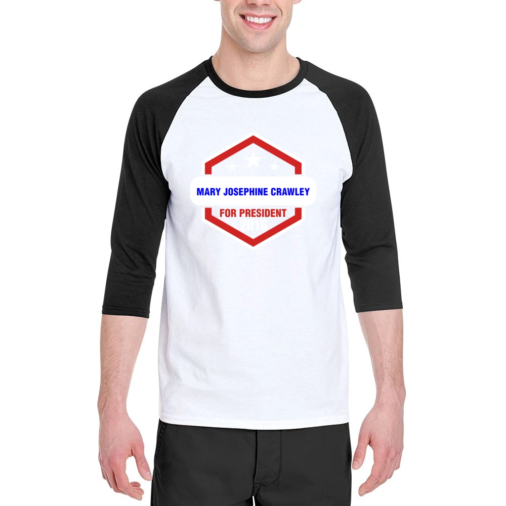 Mary Josephine Crawley For President 2016 Downton Abbey TV Show T Shir Men 3/4 Sleeve T-Shirt
