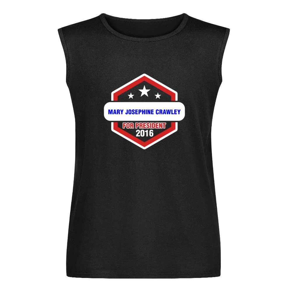 Mary Josephine Crawley For President 2016 Downton Abbey TV Show T Shir Men Sleeveless T-Shirt