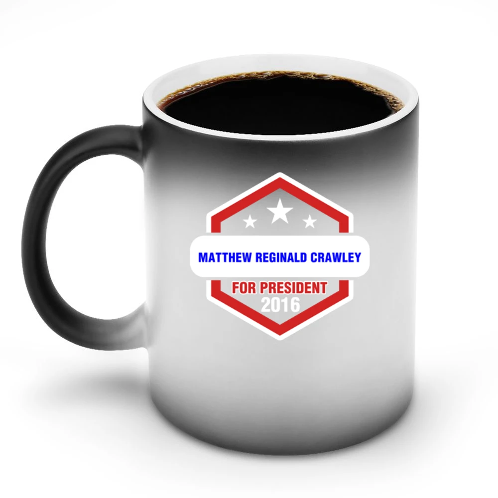 Matthew Reginald Crawley For President 2016 Downton Abbey TV Show T Sh Discoloration Mug