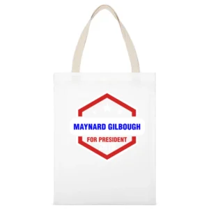 Maynard Gilbough For President 2016 True Detective TV Show White Canvas Tote Shopping Bag
