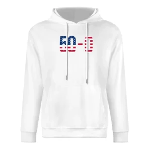 Mayweather Undefeated Record 50-0 Mcgregor Fight American Flag Boxing European Size Men Hoodie