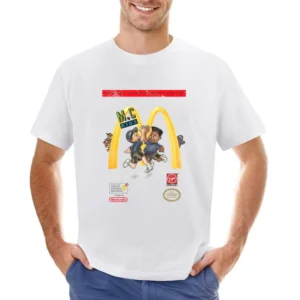 Mc Kids Nes Retro Video Game Distressed Asian Size Men T-Shirt