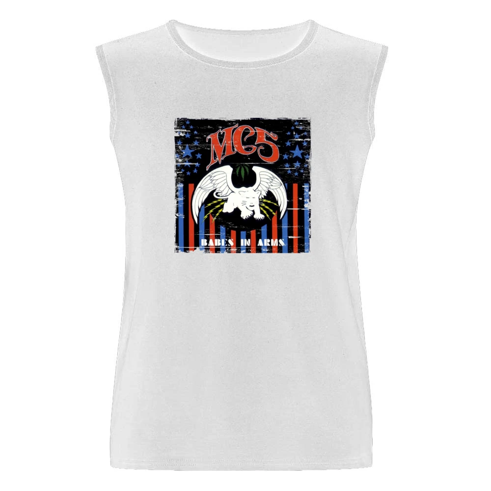 Mc5 Babes In Arms Album Cover Distressed Image Men Sleeveless T-Shirt