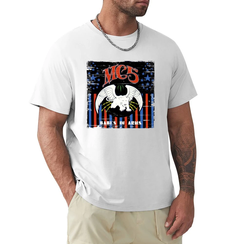 Mc5 Babes In Arms Album Cover Distressed Image Premium Men T-shirt