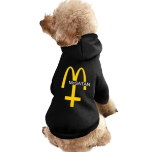 McSatan Funny Fast Food Satan Parody Graphic Pet Apparel Clothes