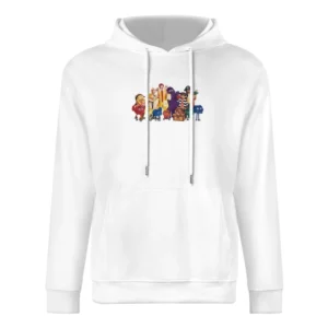 Mcdonalds Fast Food Vintage Characters Fun Cool Ronald Hamburglar Dist European Size Men Hoodie