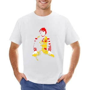 Mcdonalds Joker Batman Fast Food Parody Graphic Funny Asian Size Men T-Shirt