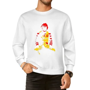 Mcdonalds Joker Batman Fast Food Parody Graphic Funny European Size Pullover Sweater