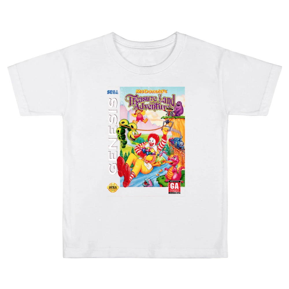 Mcdonalds Treasure Land Adventure Sega Genesis Old School Retro Video Kids Boys Girls T-Shirt