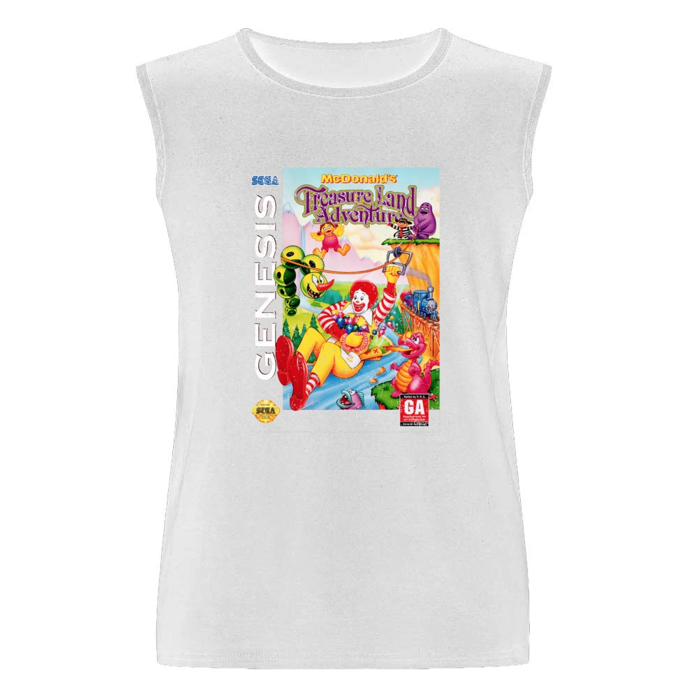 Mcdonalds Treasure Land Adventure Sega Genesis Old School Retro Video Men Sleeveless T-Shirt