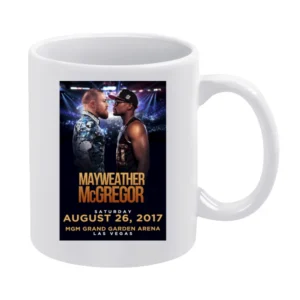 Mcgregor Mayweather Fight Promo Boxing White Mug