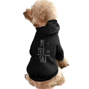 Me Minus You Equals Sad Fun Math Problem Pet Apparel Clothes