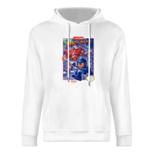 Mega Man 5 Nes Nintendo Old School Retro Video Game Fan Distressed T S European Size Men Hoodie
