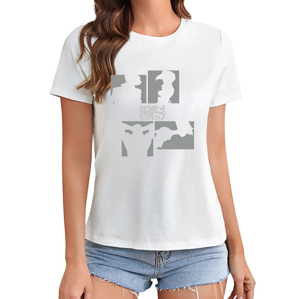 Member crew of bebop ship cowboy bebop anime Asian Size Women Ladies T-shirt