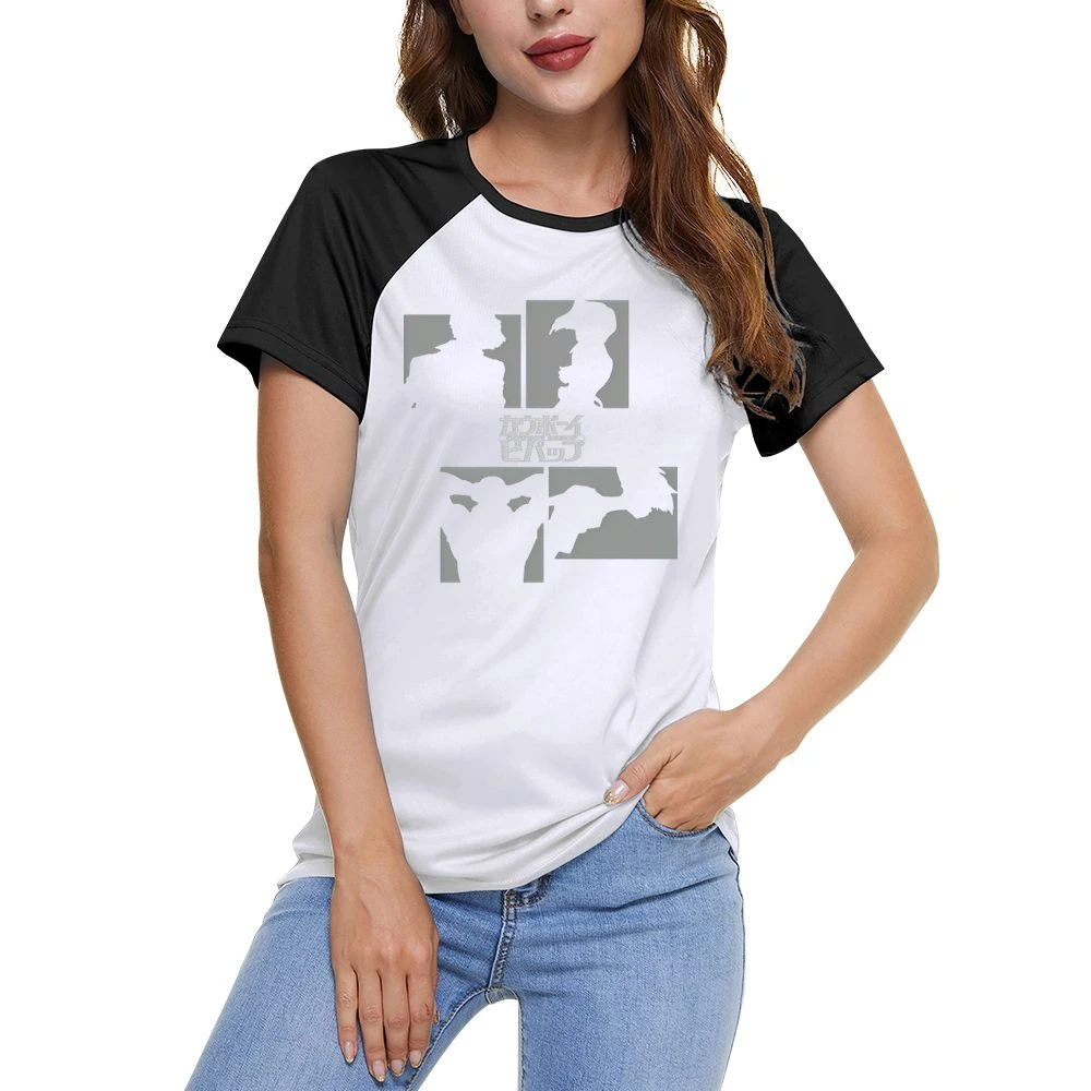 Member crew of bebop ship cowboy bebop anime Women Ladies Short Sleeve T-Shirt