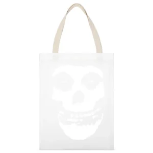 Metal Band horror misfit White Canvas Tote Shopping Bag