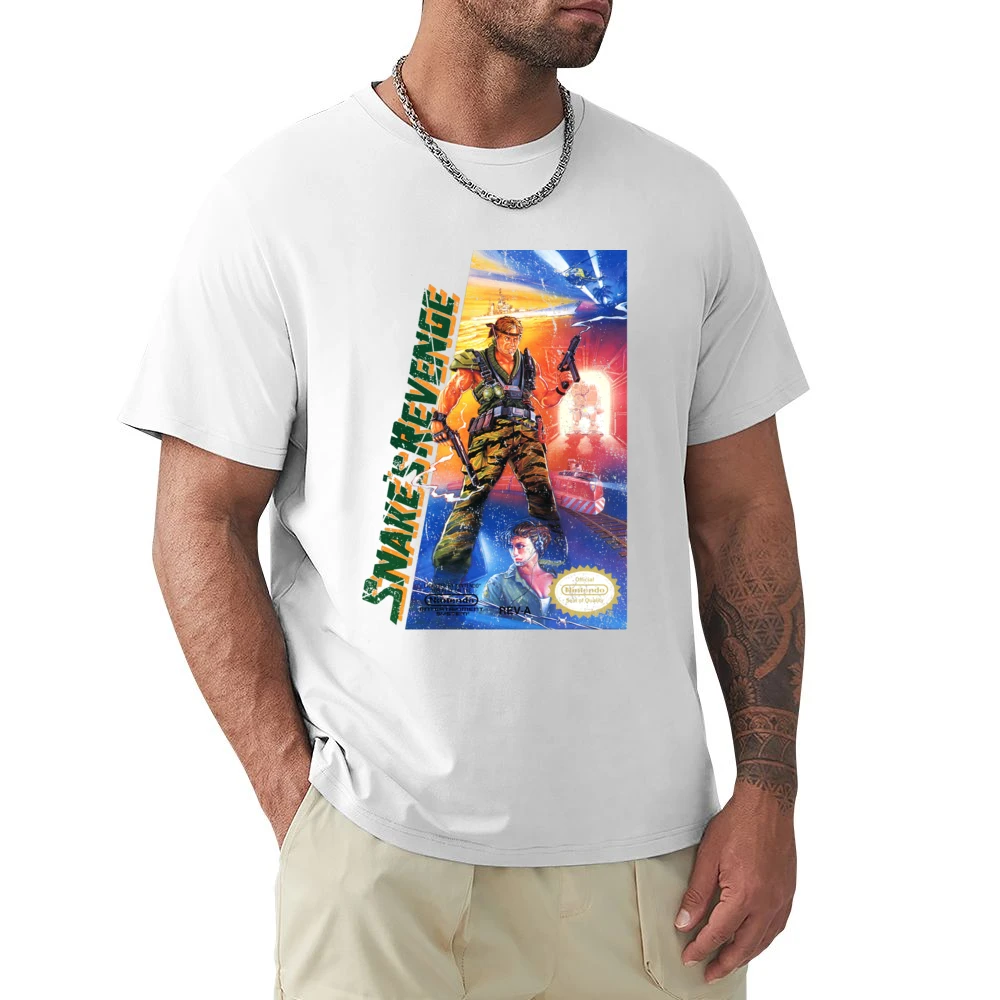 Metal Gear 2 Snake's Revenge Nes Nintendo Old School Retro Video Game Premium Men T-shirt