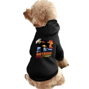 Metroid Nes Nintendo Old School Retro Video Game Fan Distressed T Shir Pet Apparel Clothes