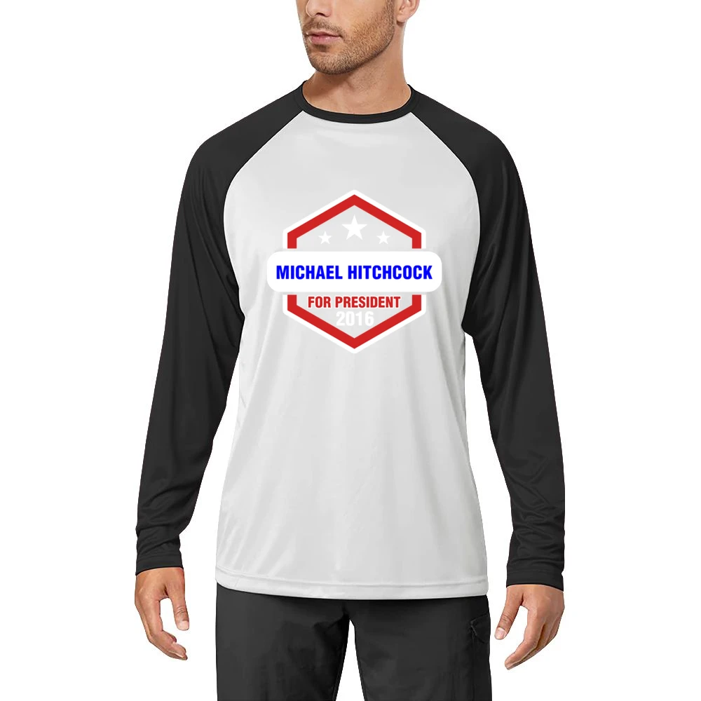 Michael Hitchcock For President 2016 Brooklyn Nine-Nine TV Show T Shir Men Long Sleeve T-Shirt
