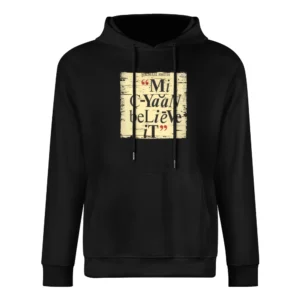 Michael Smith Mi Cyan Believe It Album Cover Distressed Image European Size Men Hoodie