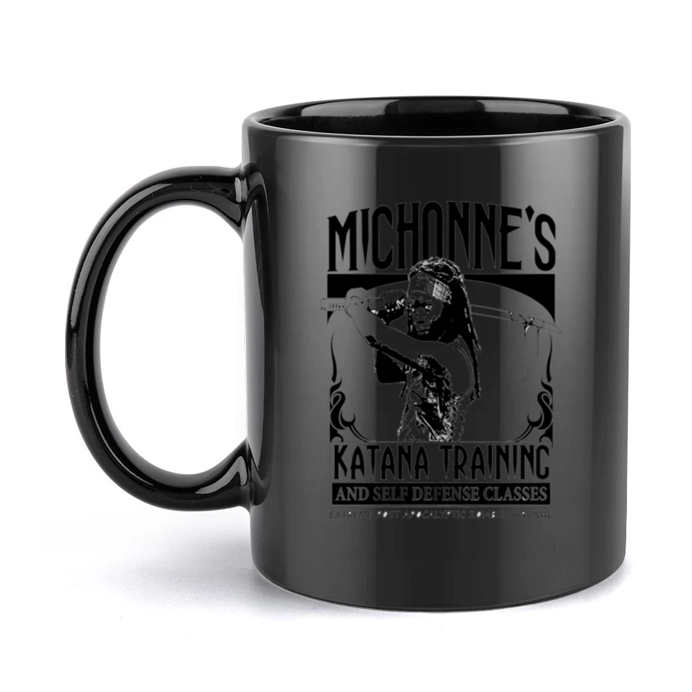 Michonne's Training Tshirt Black Mug