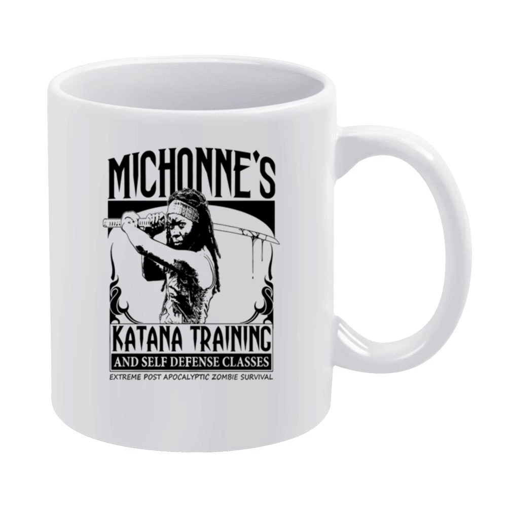Michonne's Training Tshirt White Mug