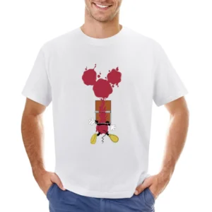 Mickey Mouse Trapped funny Asian Size Men T-Shirt