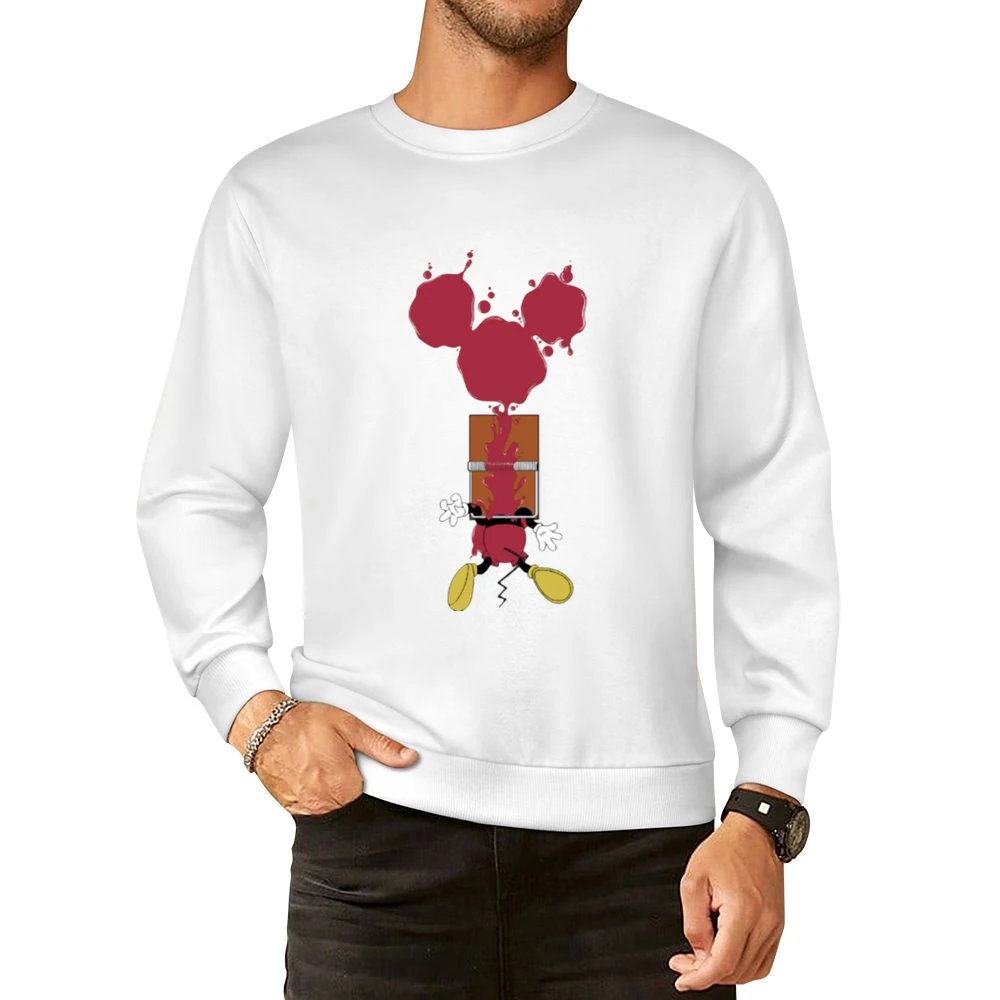 Mickey Mouse Trapped funny European Size Pullover Sweater