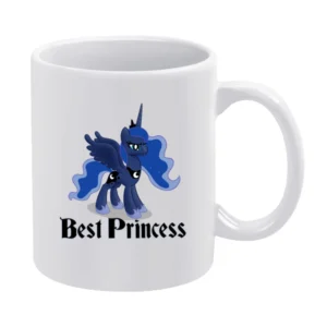 Midnight Moon Tshirt White Mug