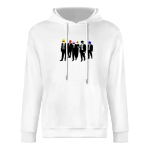 Mighty Morphin reservoir dog power ranger parody funny European Size Men Hoodie