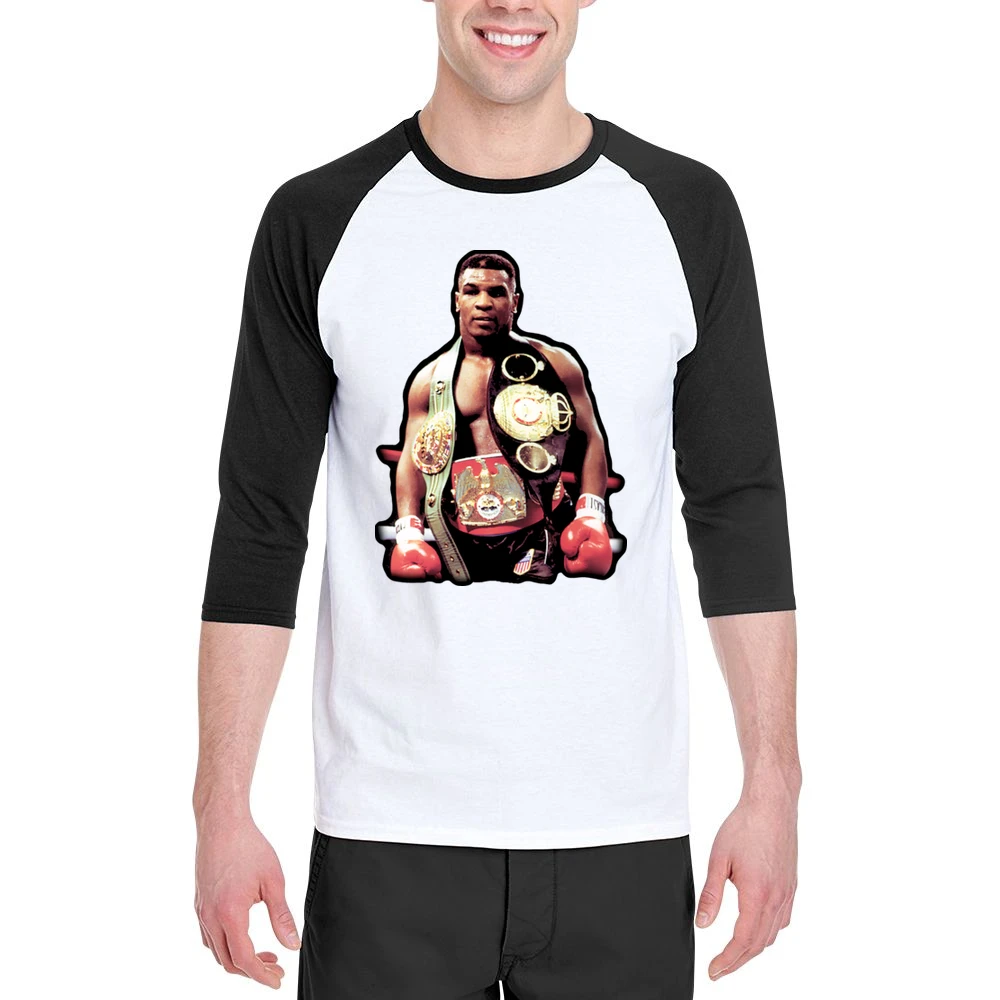 Mike Tyson Boxing Men 3/4 Sleeve T-Shirt