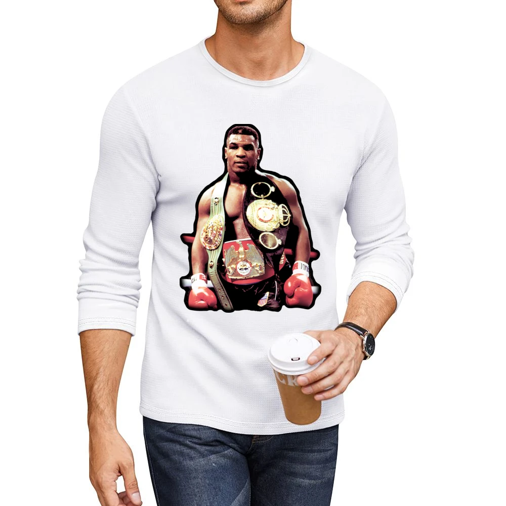 Mike Tyson Boxing Men CrewNeck Long Sleeve T-Shirt