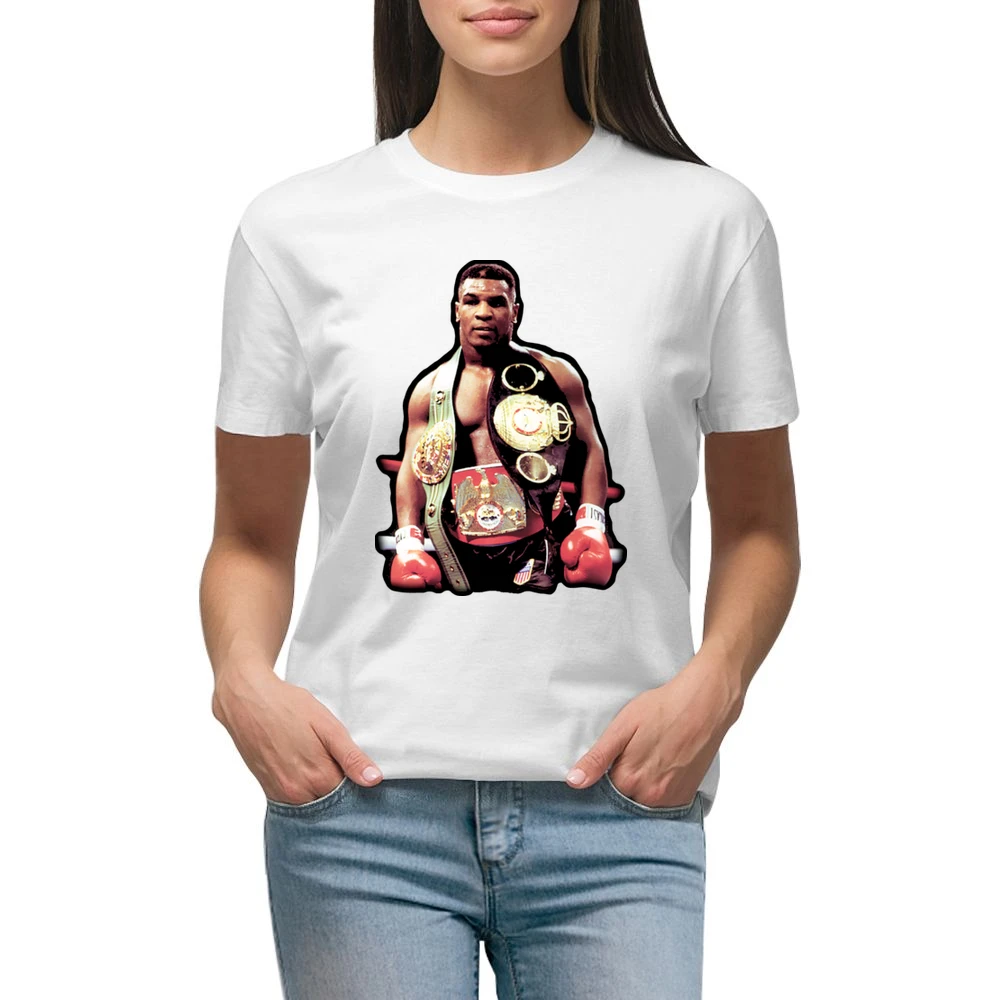 Mike Tyson Boxing Premium Women Ladies T-shirt