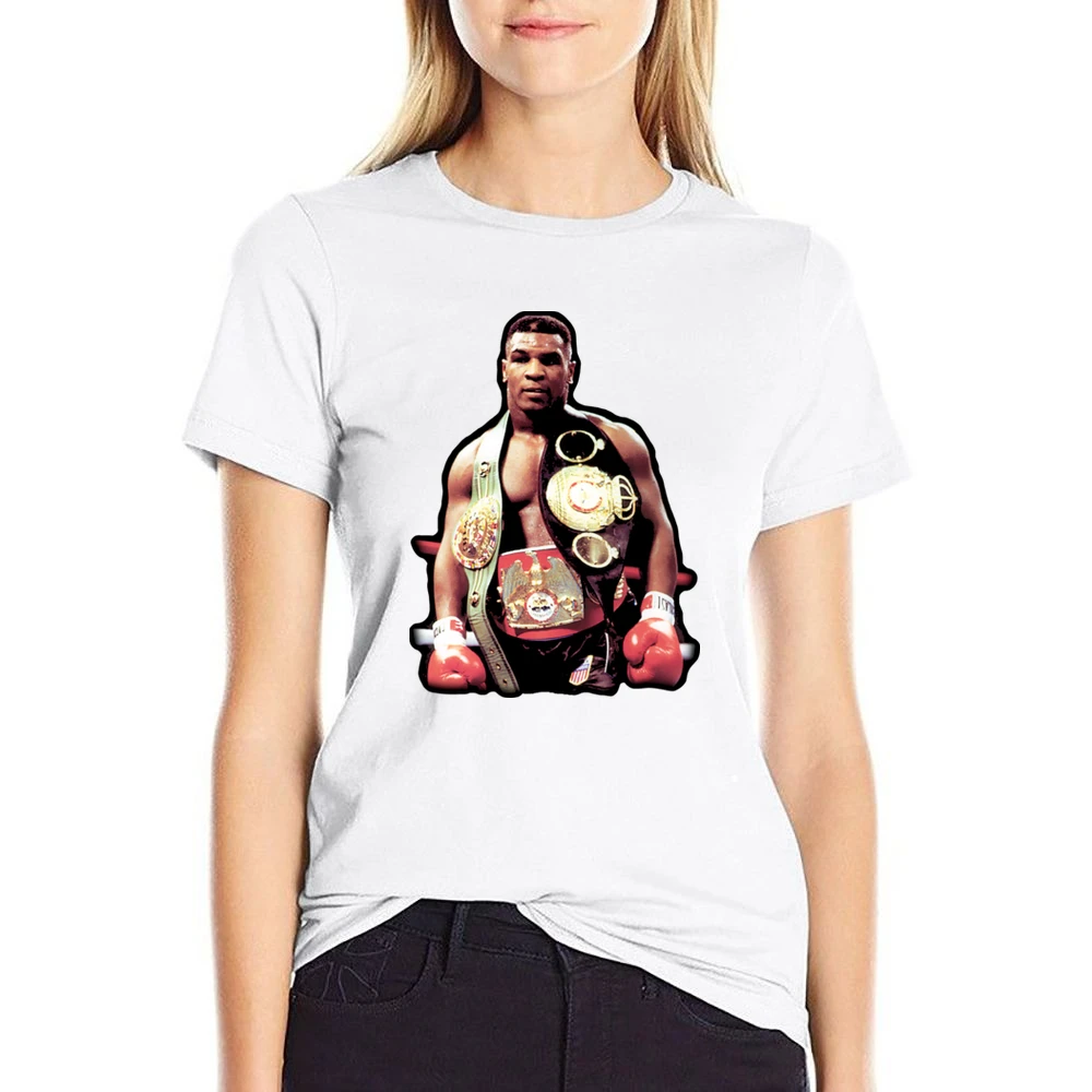 Mike Tyson Boxing US Size Women Ladies T-shirt