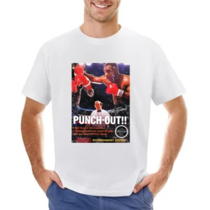 Mike Tysons Punch Out Nes Nintendo Old School Retro Video Game Fan Dis Asian Size Men T-Shirt