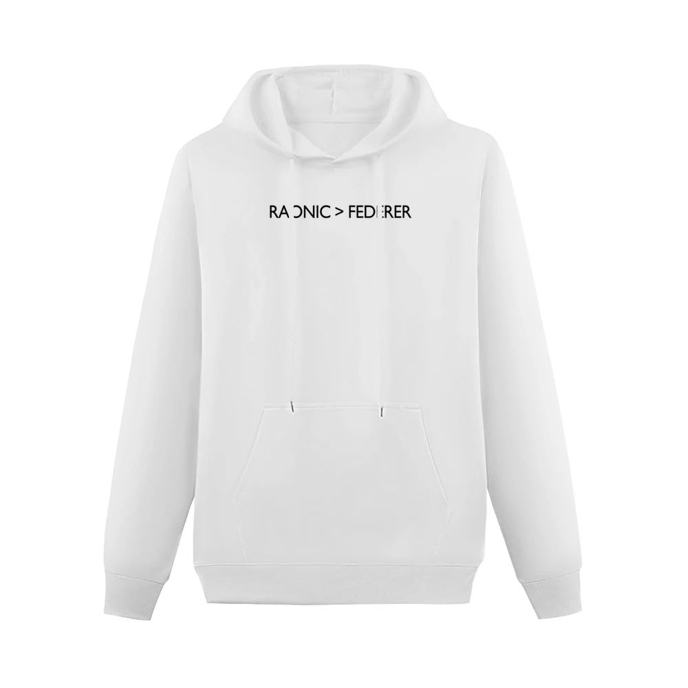 Milos Raonic Is Greater Than Roger Federer Funny Wimbledon Professiona Men Hoodie With Pocket