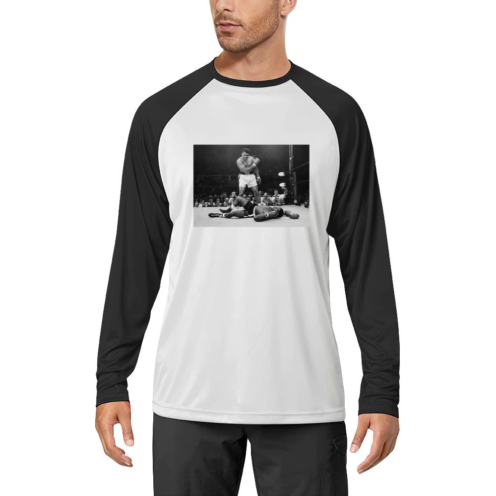 Mohammed Ali Knockout Tshirt Men Long Sleeve T-Shirt
