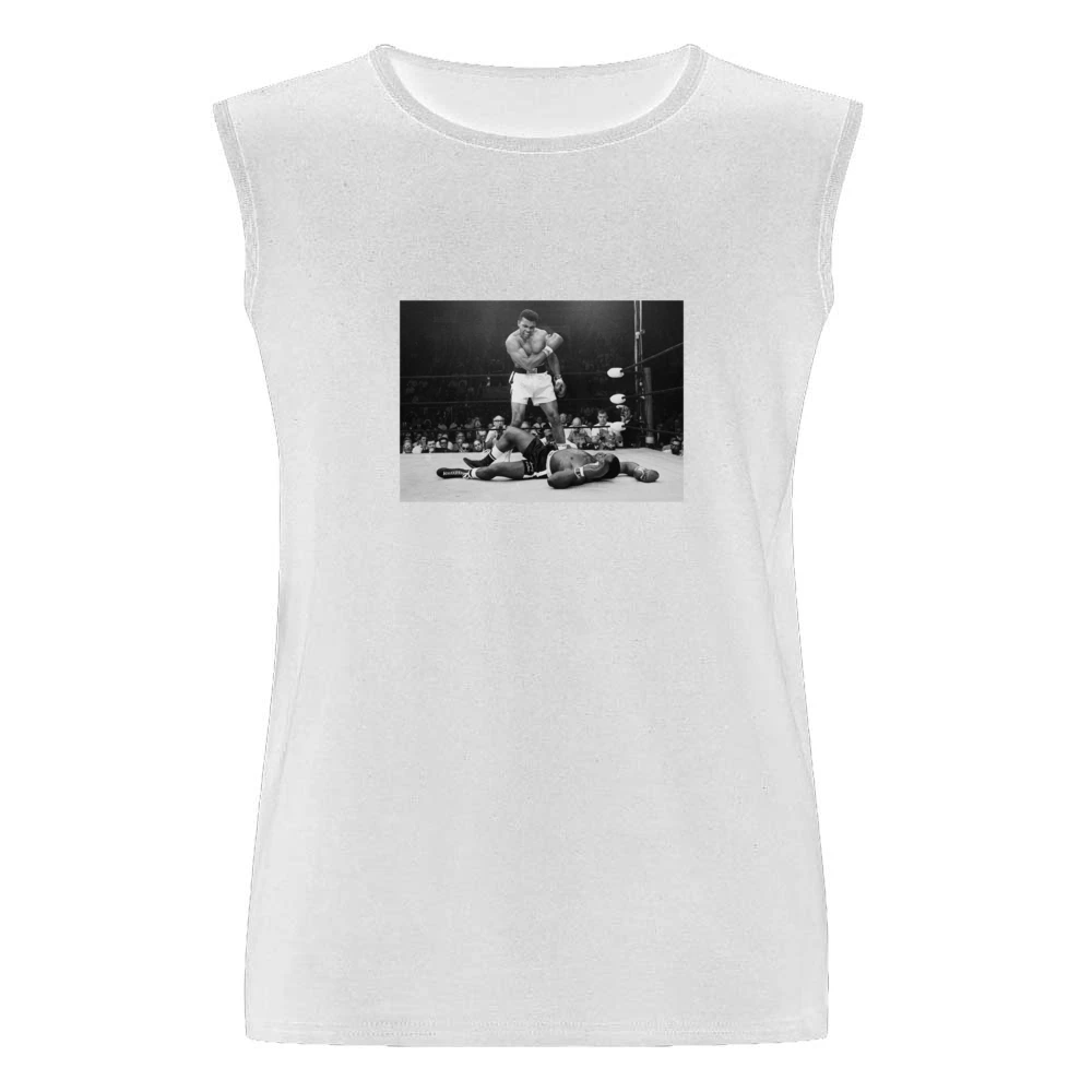 Mohammed Ali Knockout Tshirt Men Sleeveless T-Shirt